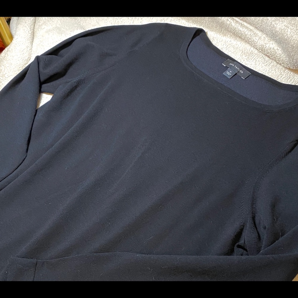 Ann Taylor Black Sweater size XL - Picture 3 of 5